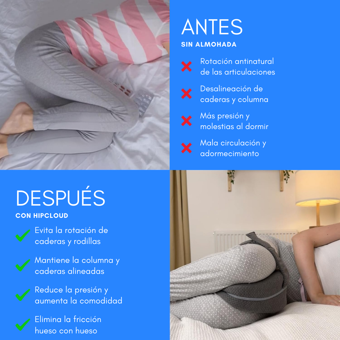 HipCloud™ Almohada de Alineación de Columna